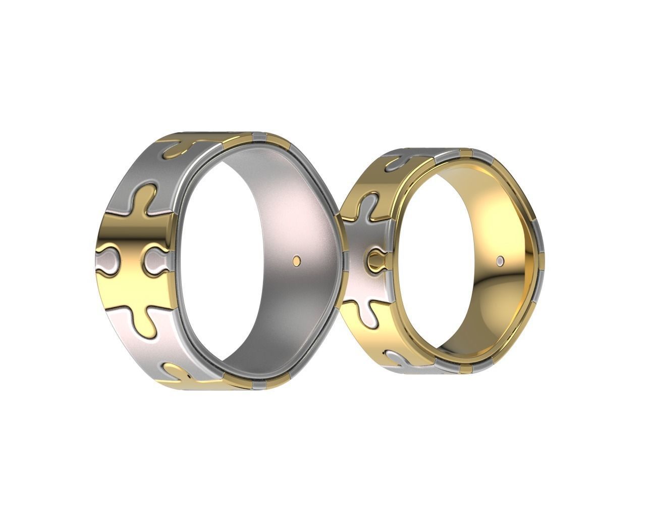 Puzzle Band WR 04 3D print model_6