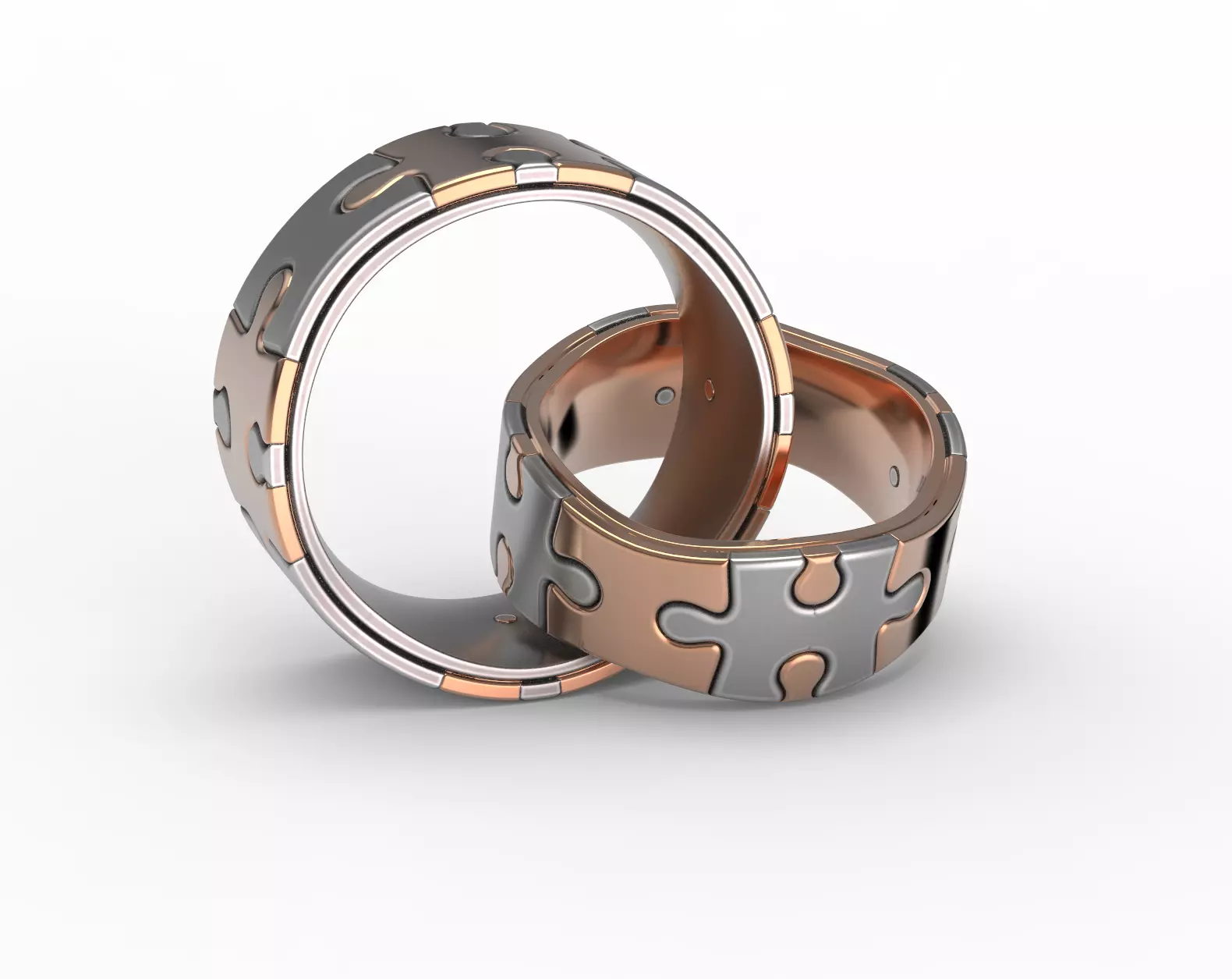 Puzzle Band WR 04 3D print model_0