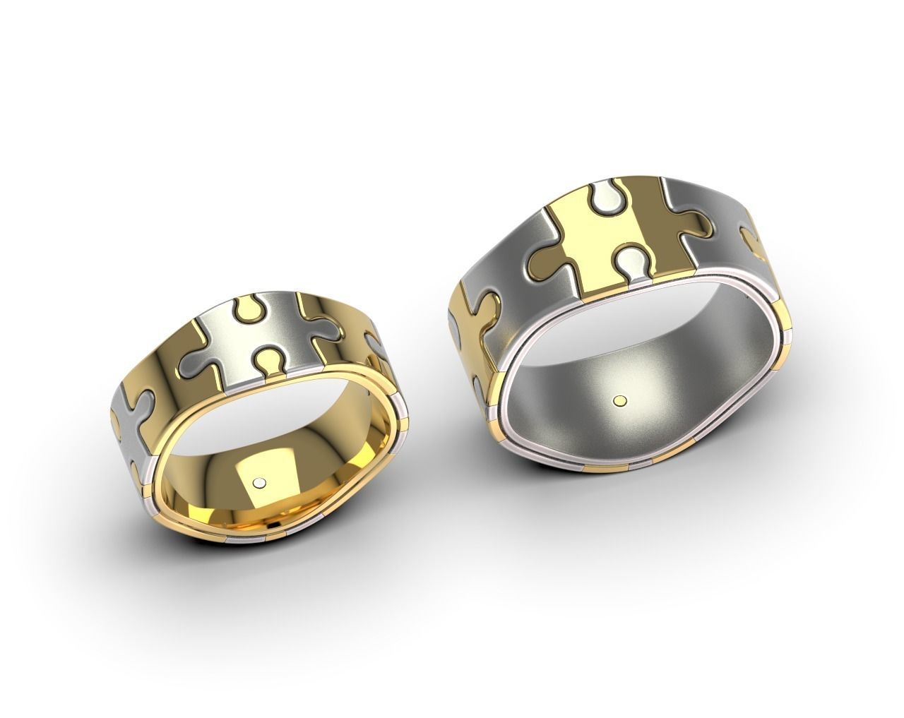 Puzzle Band WR 04 3D print model_2