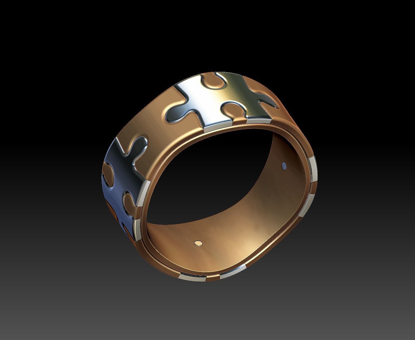 Puzzle Band WR 04 3D print model_14