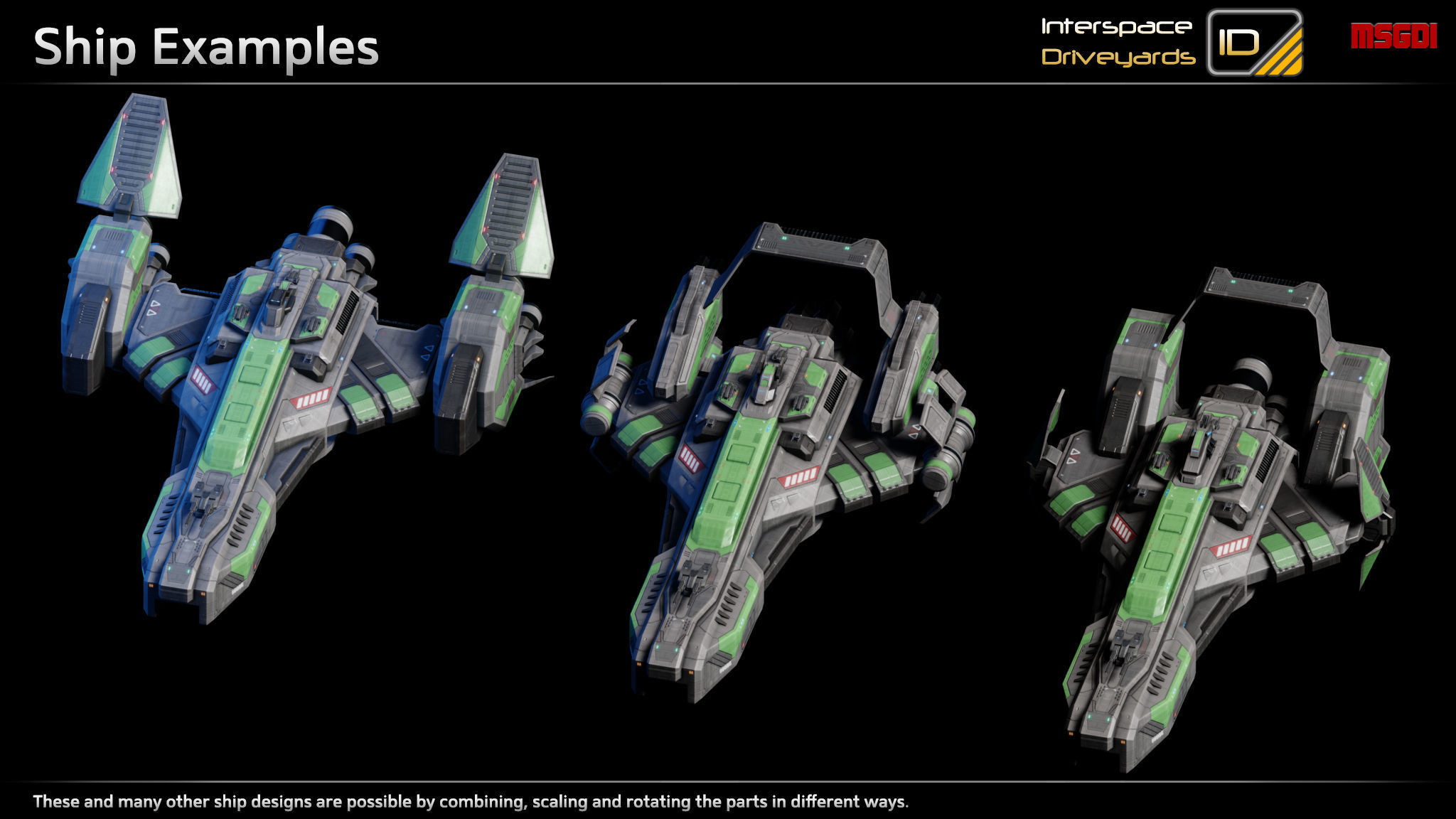 Zenith Class Destroyer Low-poly 3D model_2