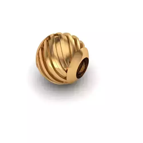 Jewelry gold plated ball bead