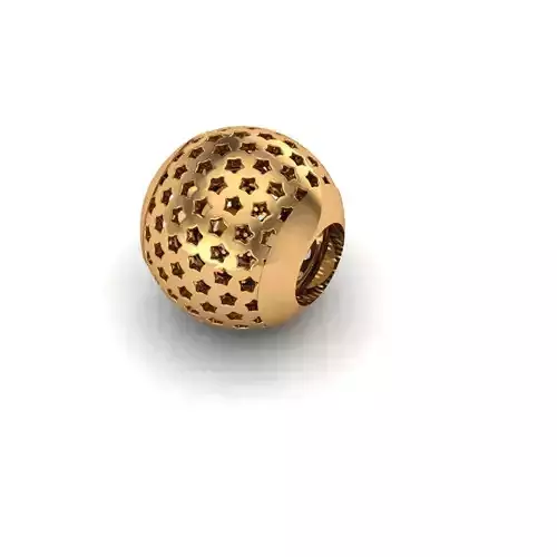 Jewelry gold plated ball bead