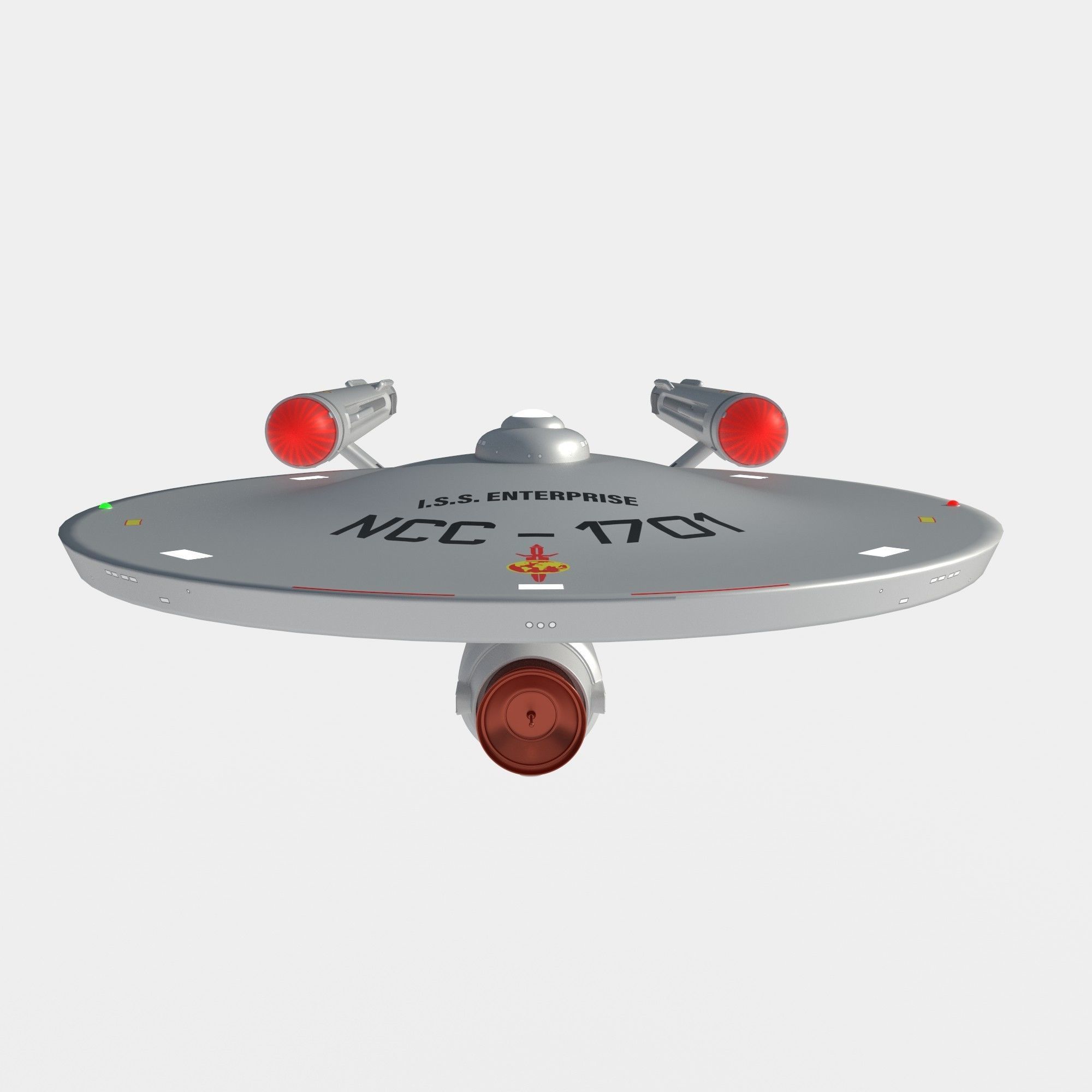 ship Enterprise NCC-1701 of the Terran Empire 3D model_6