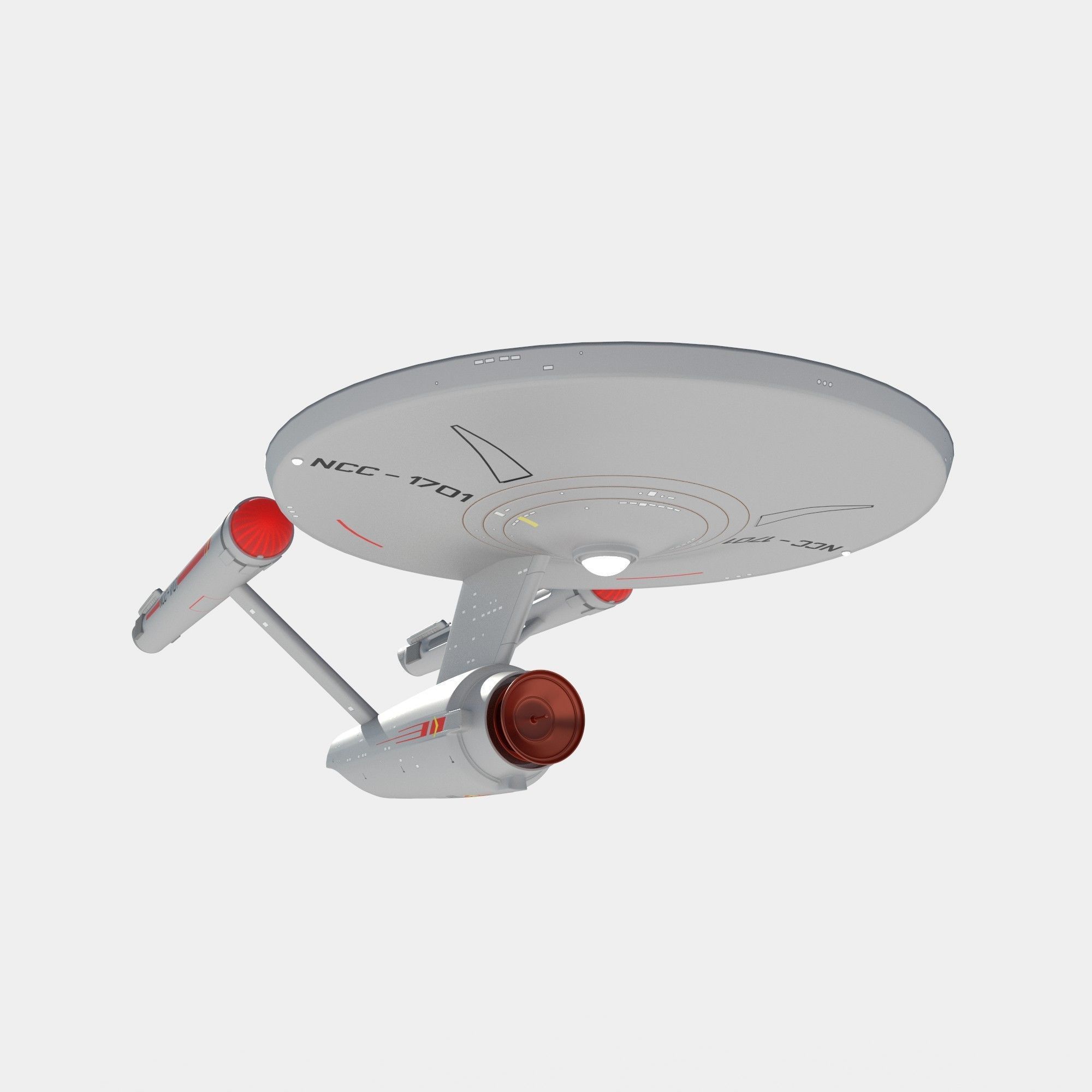 ship Enterprise NCC-1701 of the Terran Empire 3D model_1