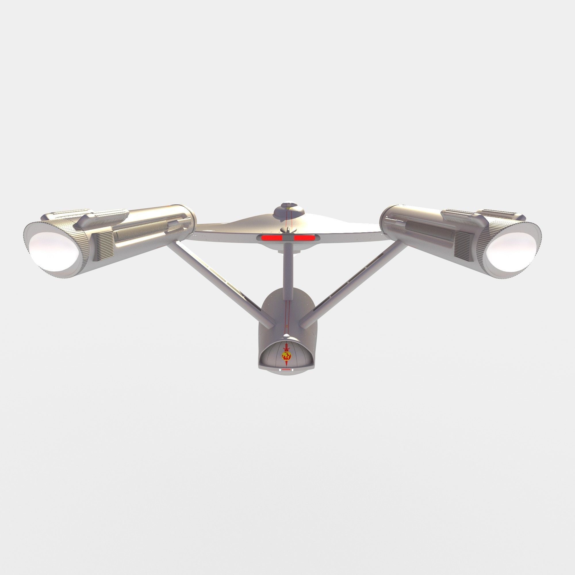 ship Enterprise NCC-1701 of the Terran Empire 3D model_4