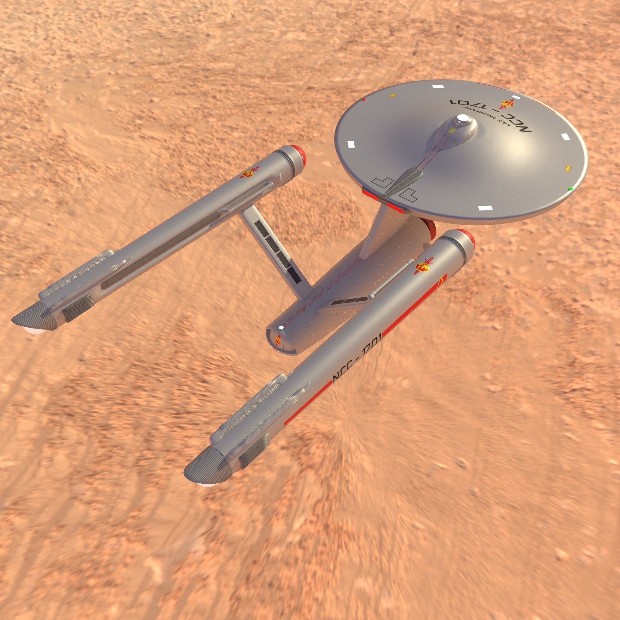 ship Enterprise NCC-1701 of the Terran Empire 3D model_14