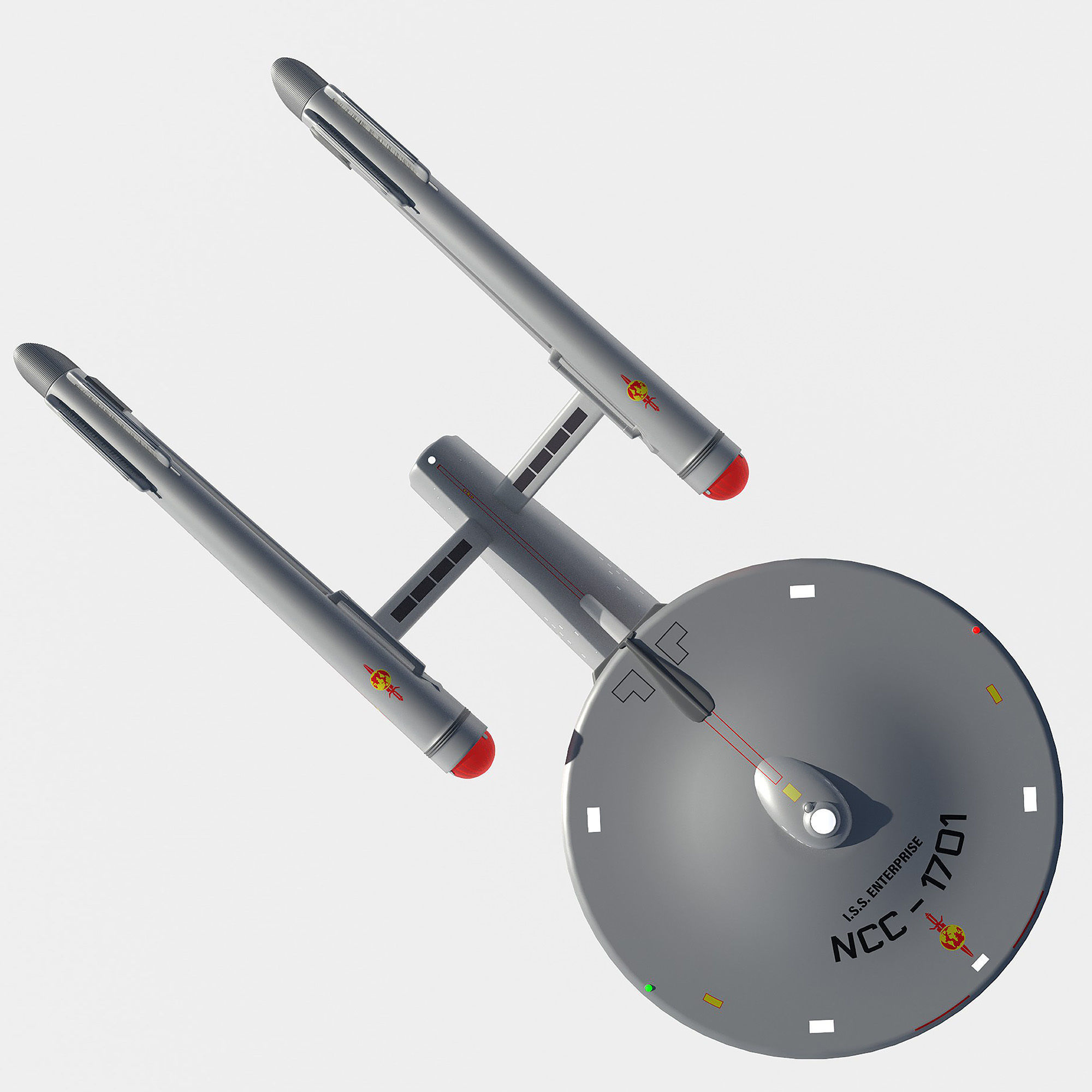 ship Enterprise NCC-1701 of the Terran Empire 3D model_5