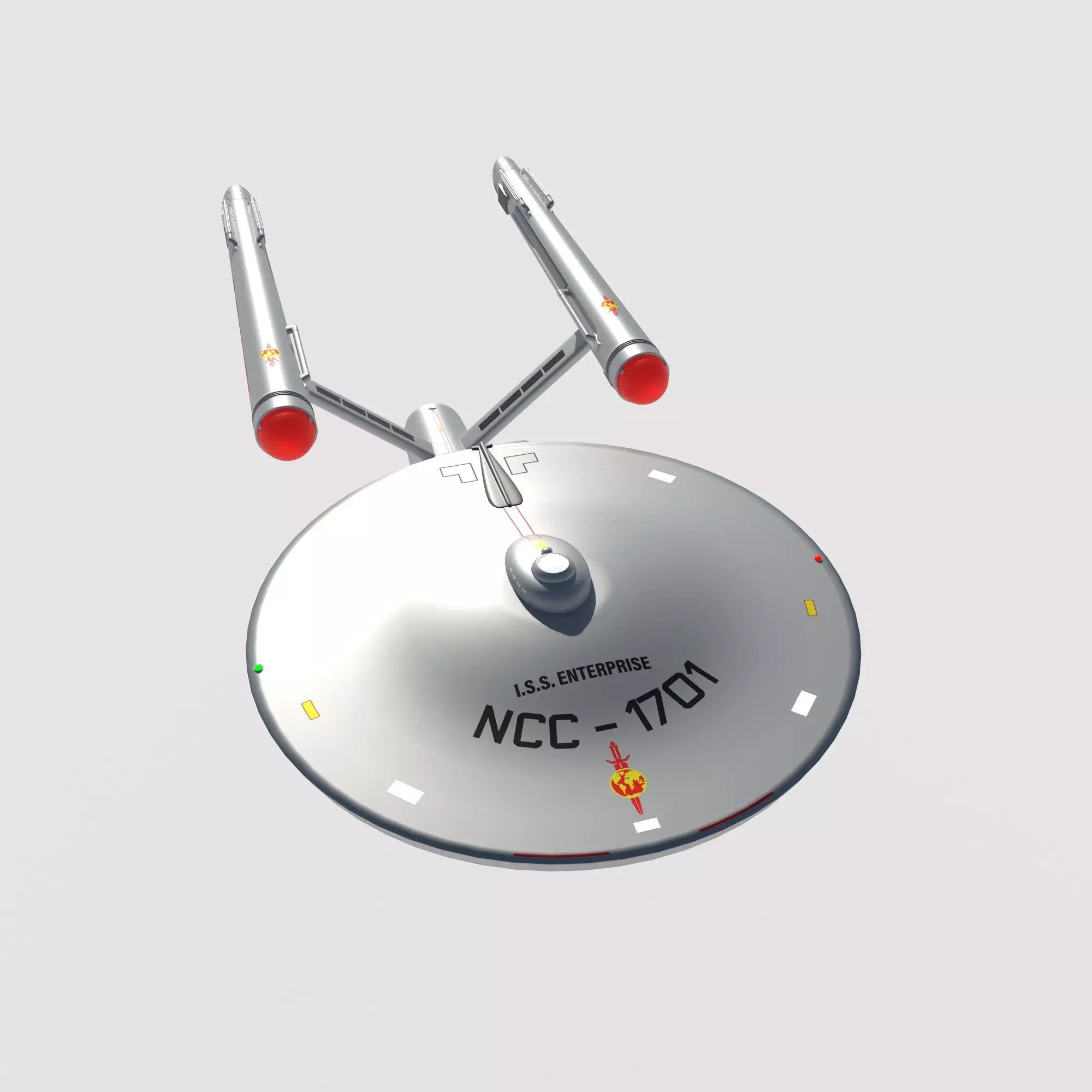 ship Enterprise NCC-1701 of the Terran Empire 3D model_0
