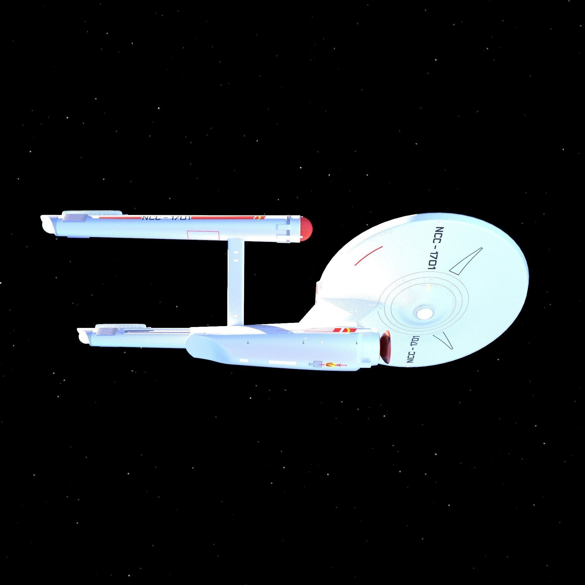 ship Enterprise NCC-1701 of the Terran Empire 3D model_13