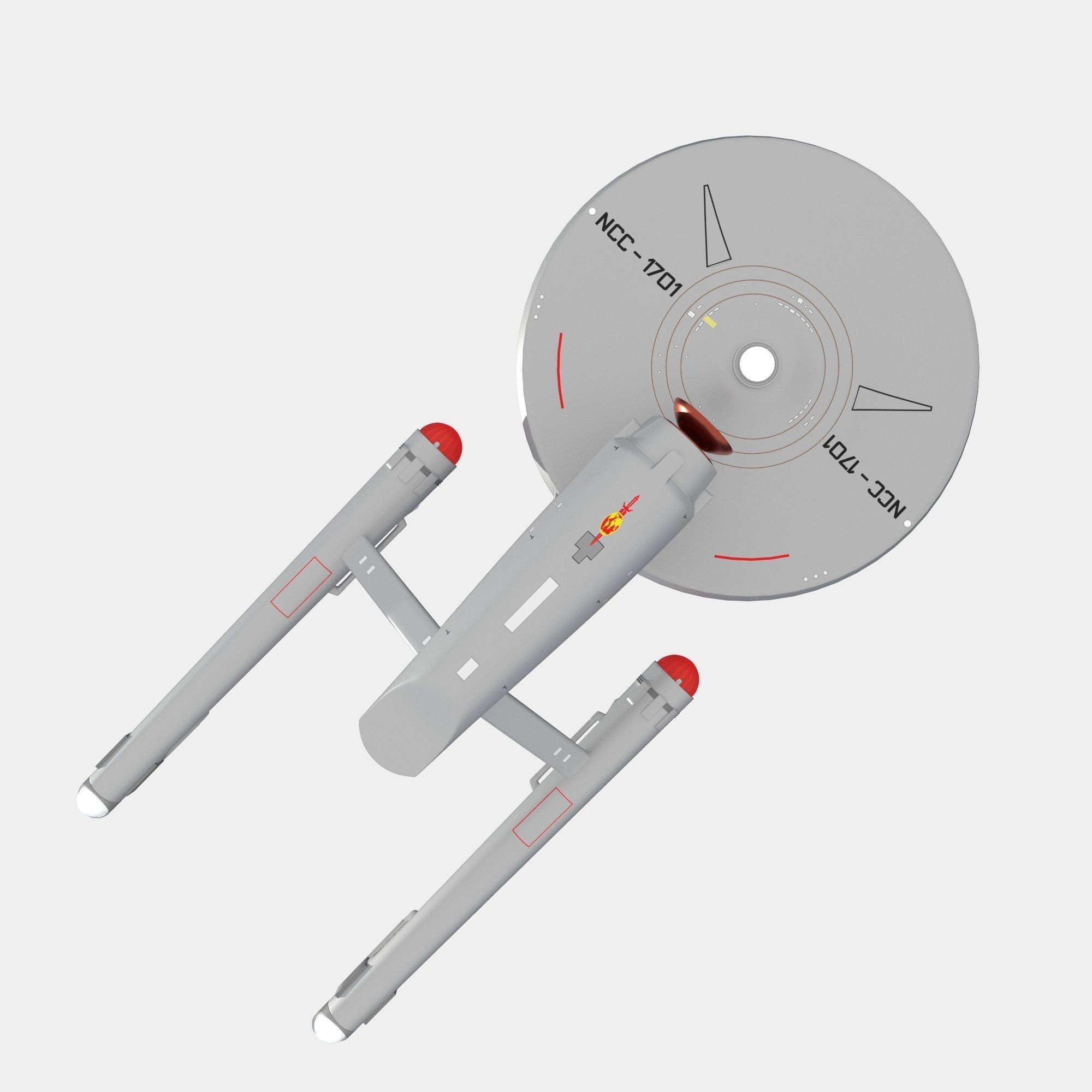 ship Enterprise NCC-1701 of the Terran Empire 3D model_7