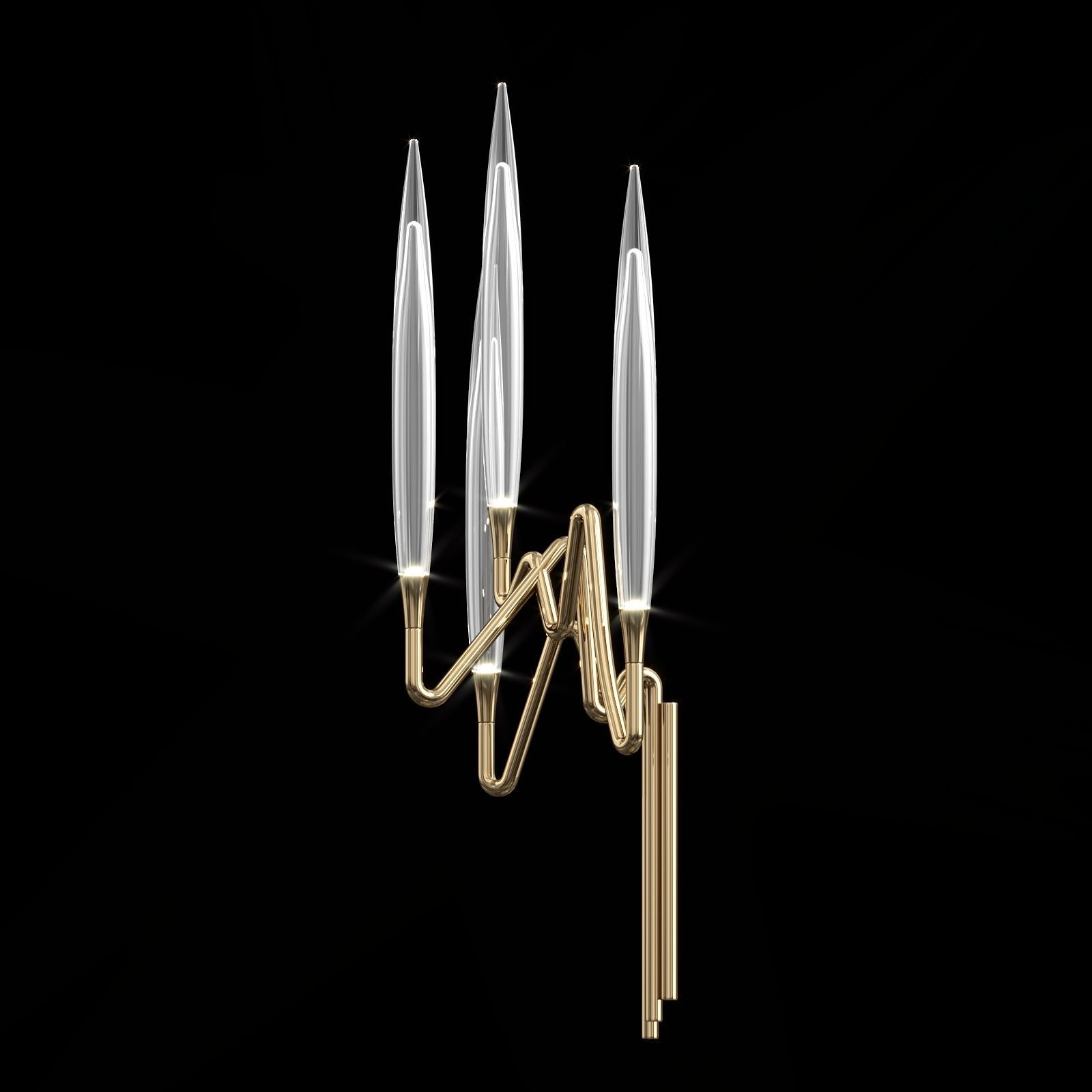 Il Pezzo 3 Wall Sconce 3D model_1