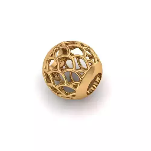 Jewelry gold plated ball bead