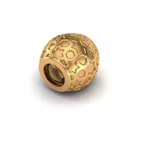 Jewelry gold plated bead