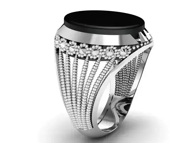 man ring 3D print model