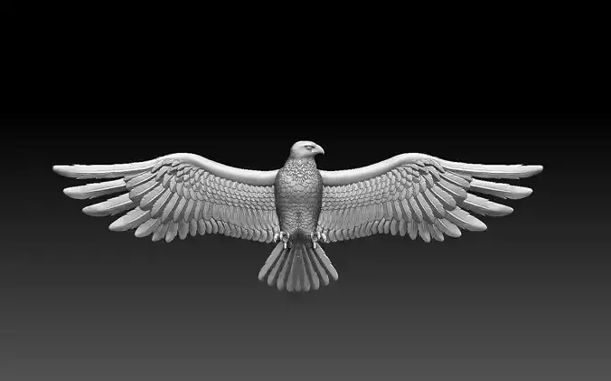 eagle 3D print model