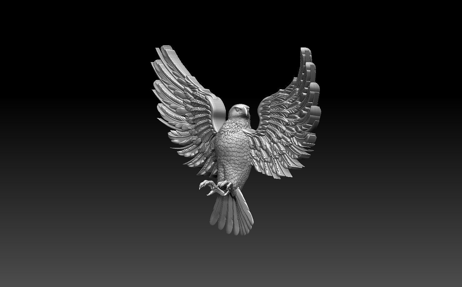 eagle 3D print model_33