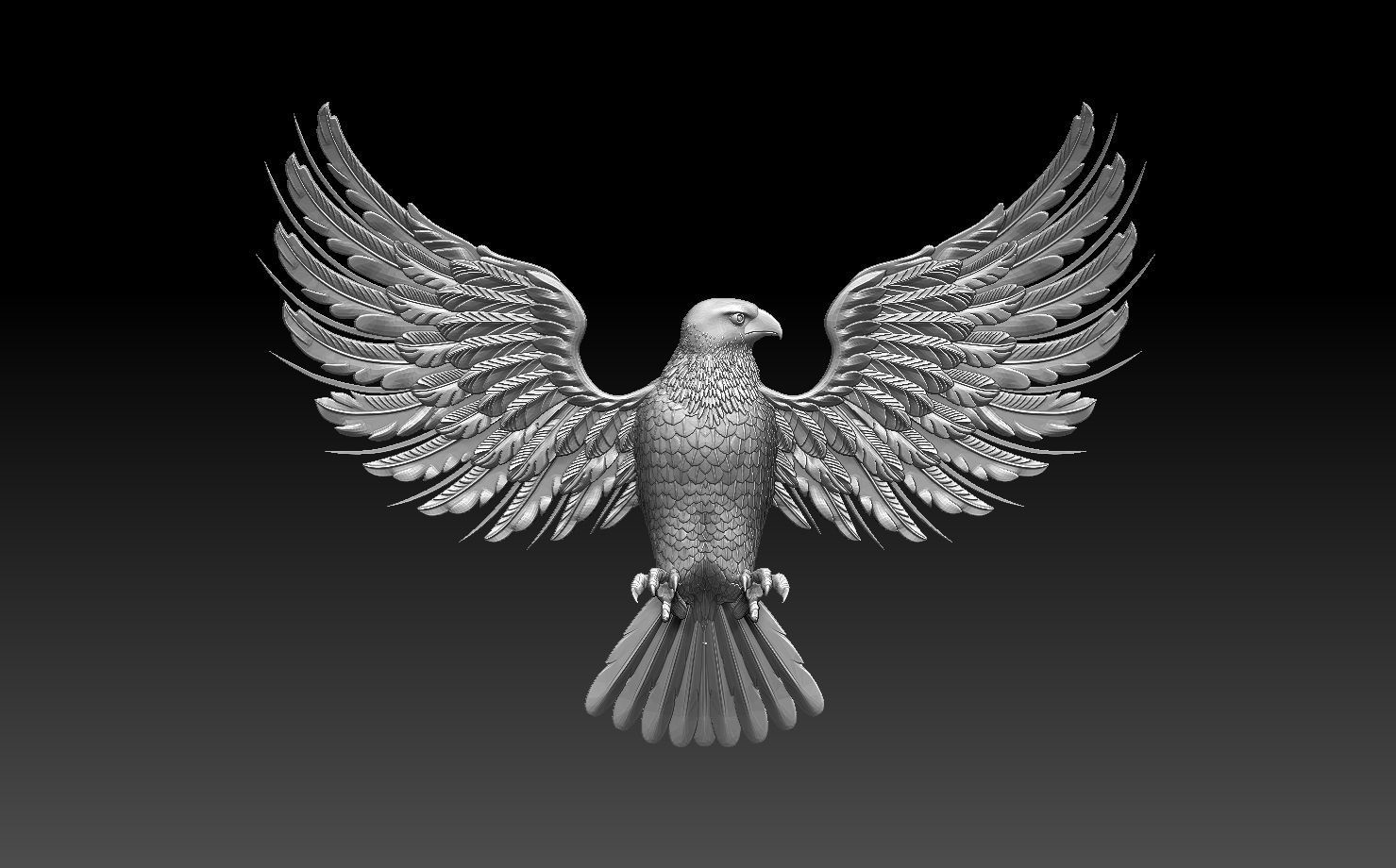 eagle 3D print model_28
