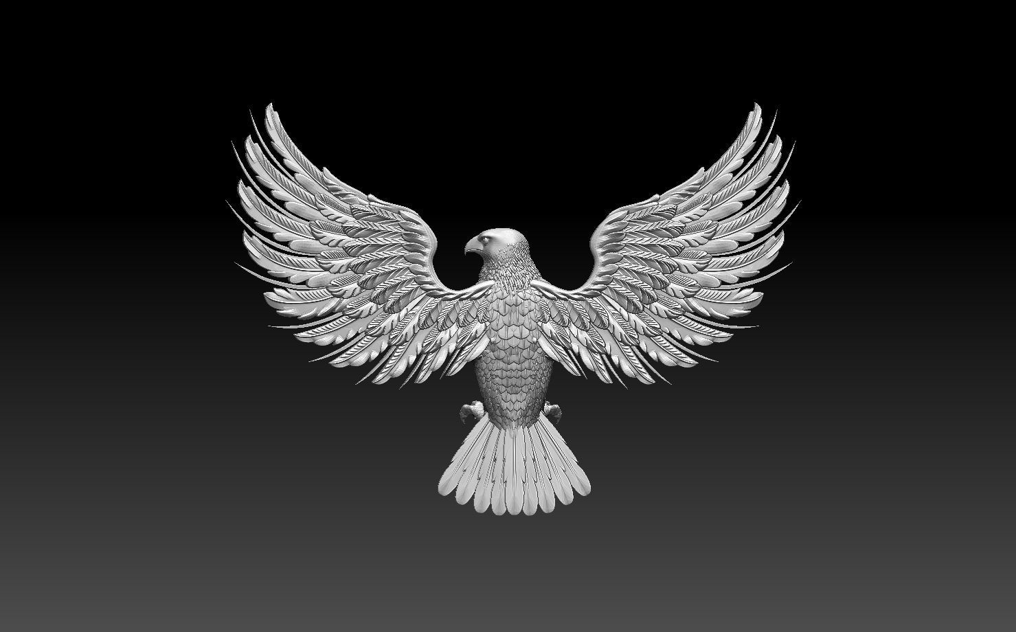 eagle 3D print model_35
