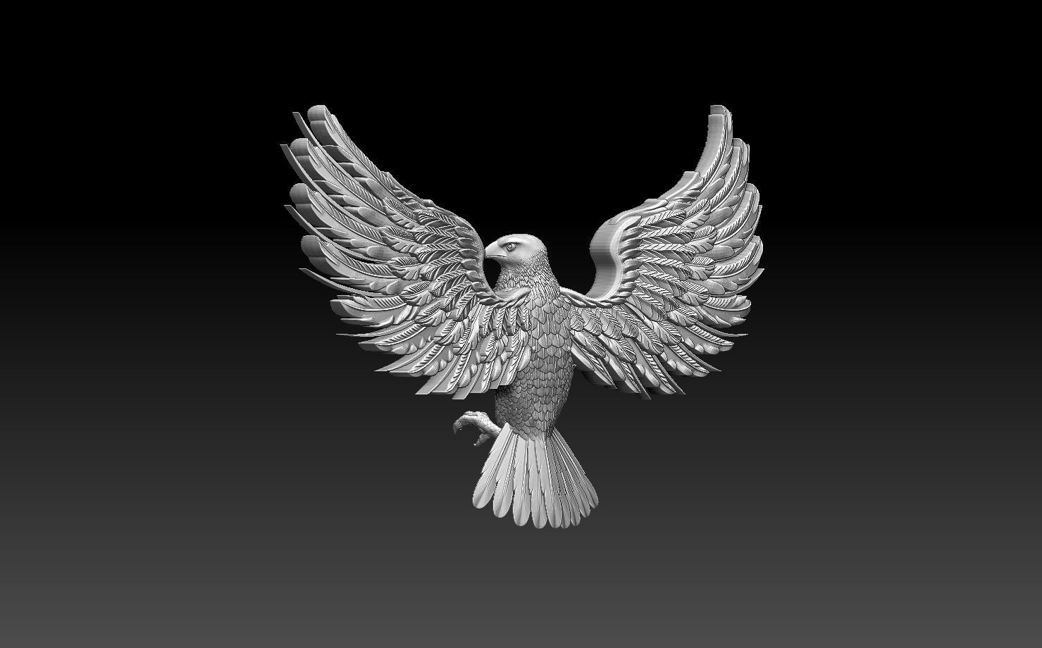eagle 3D print model_7