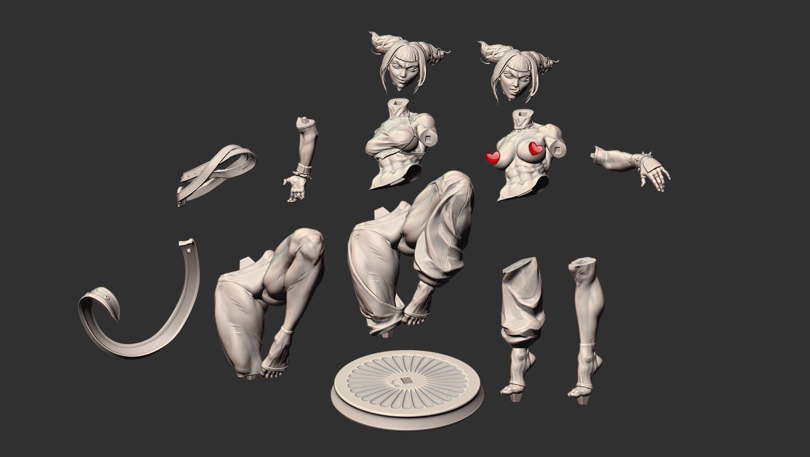 Juri  with NSFW 3D print model_10