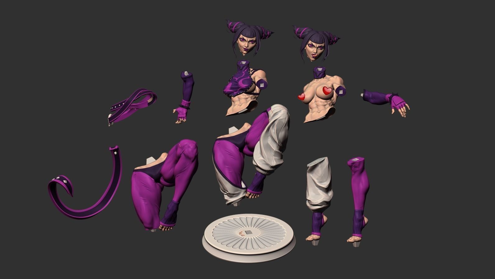 Juri  with NSFW 3D print model_7