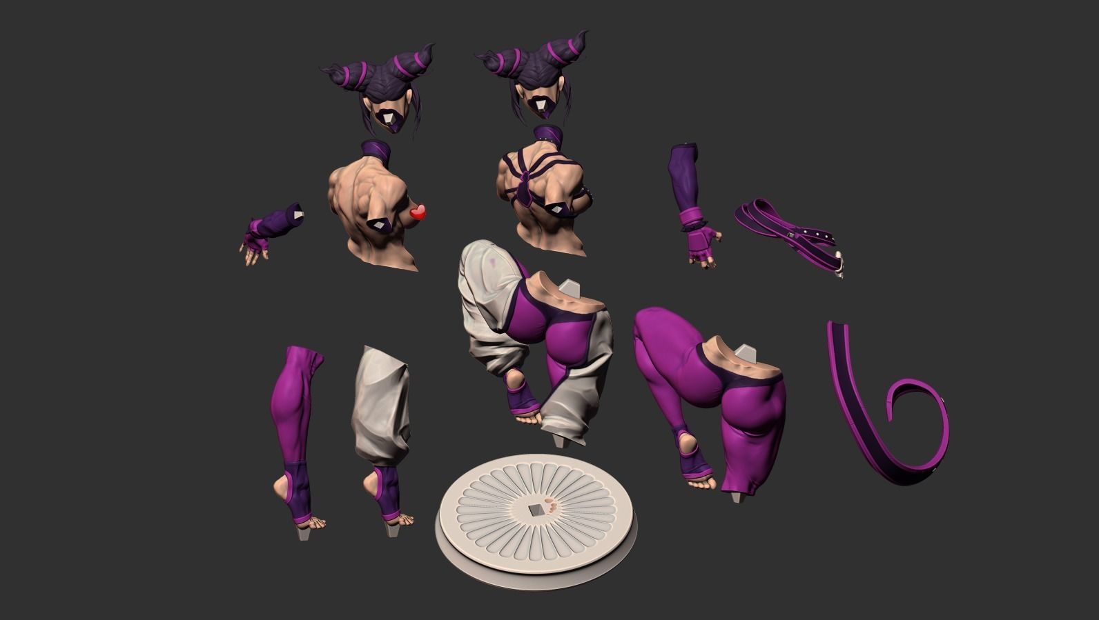 Juri  with NSFW 3D print model_8