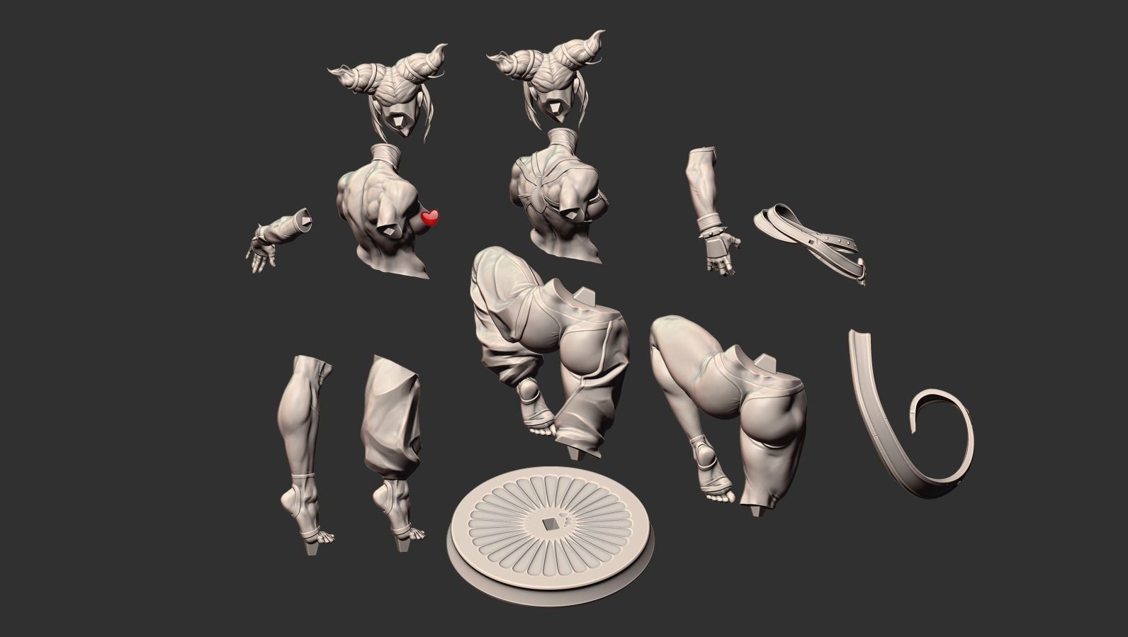 Juri  with NSFW 3D print model_9