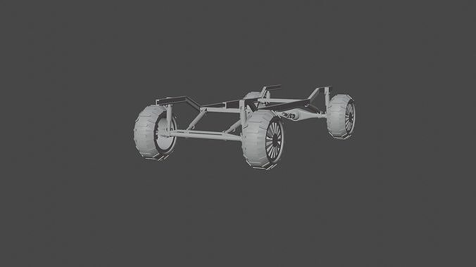 Casis 3d model wheeled vehicle Free 3D model