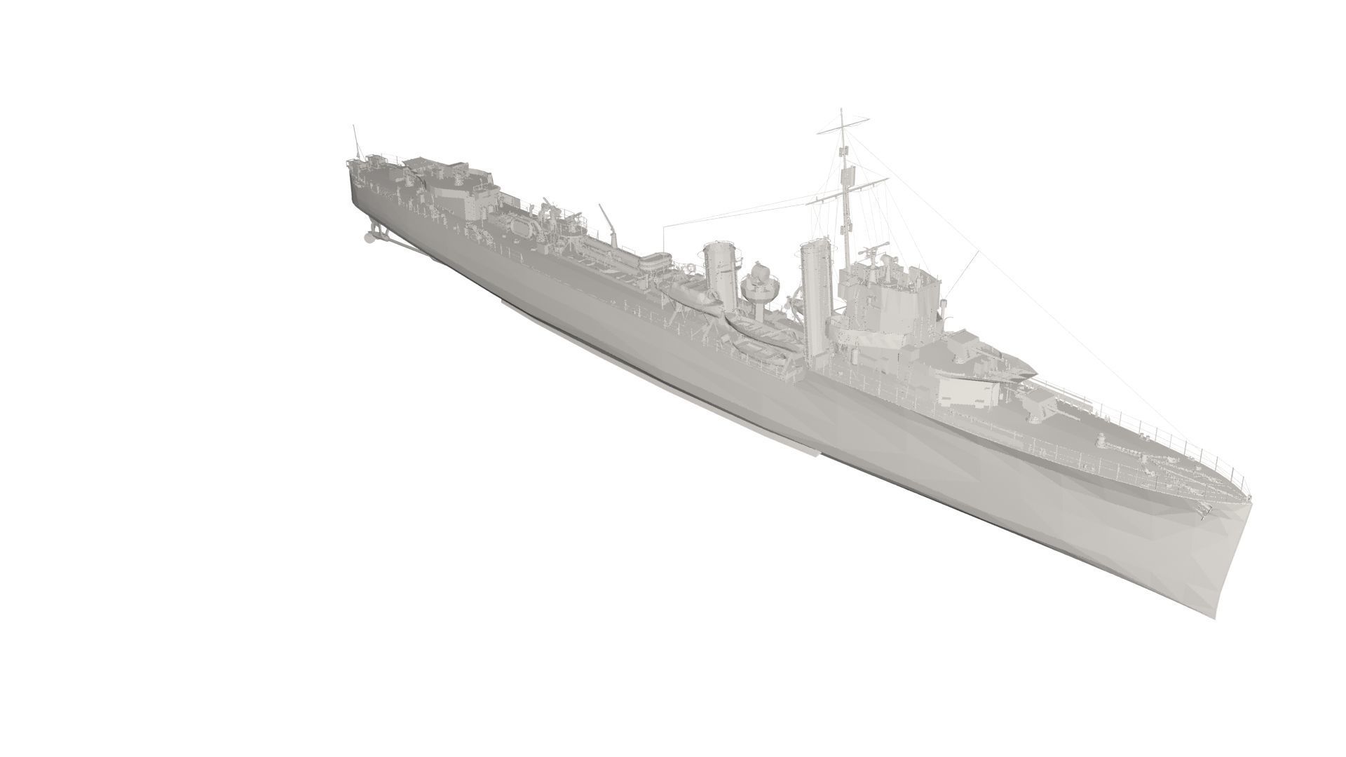 Military Ship 3D model_2