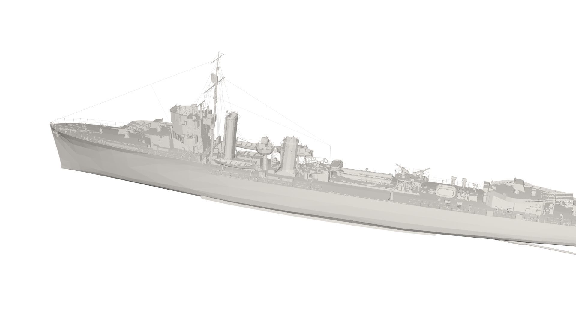 Military Ship 3D model_7