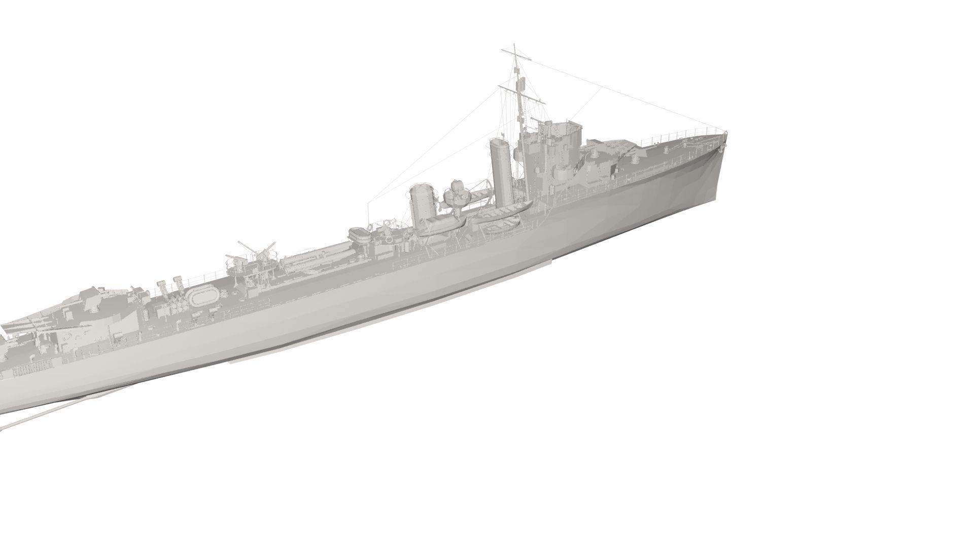 Military Ship 3D model_4