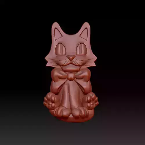 Candy cat 3D print model