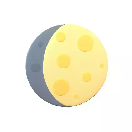 Twitter Waxing Gibbous Moon V1 001