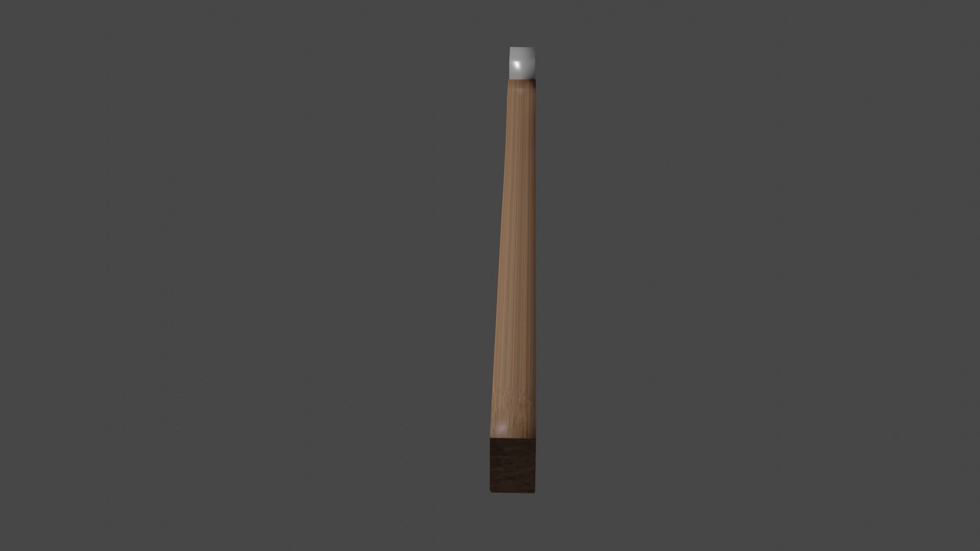 axe for wood Free low-poly 3D model_3