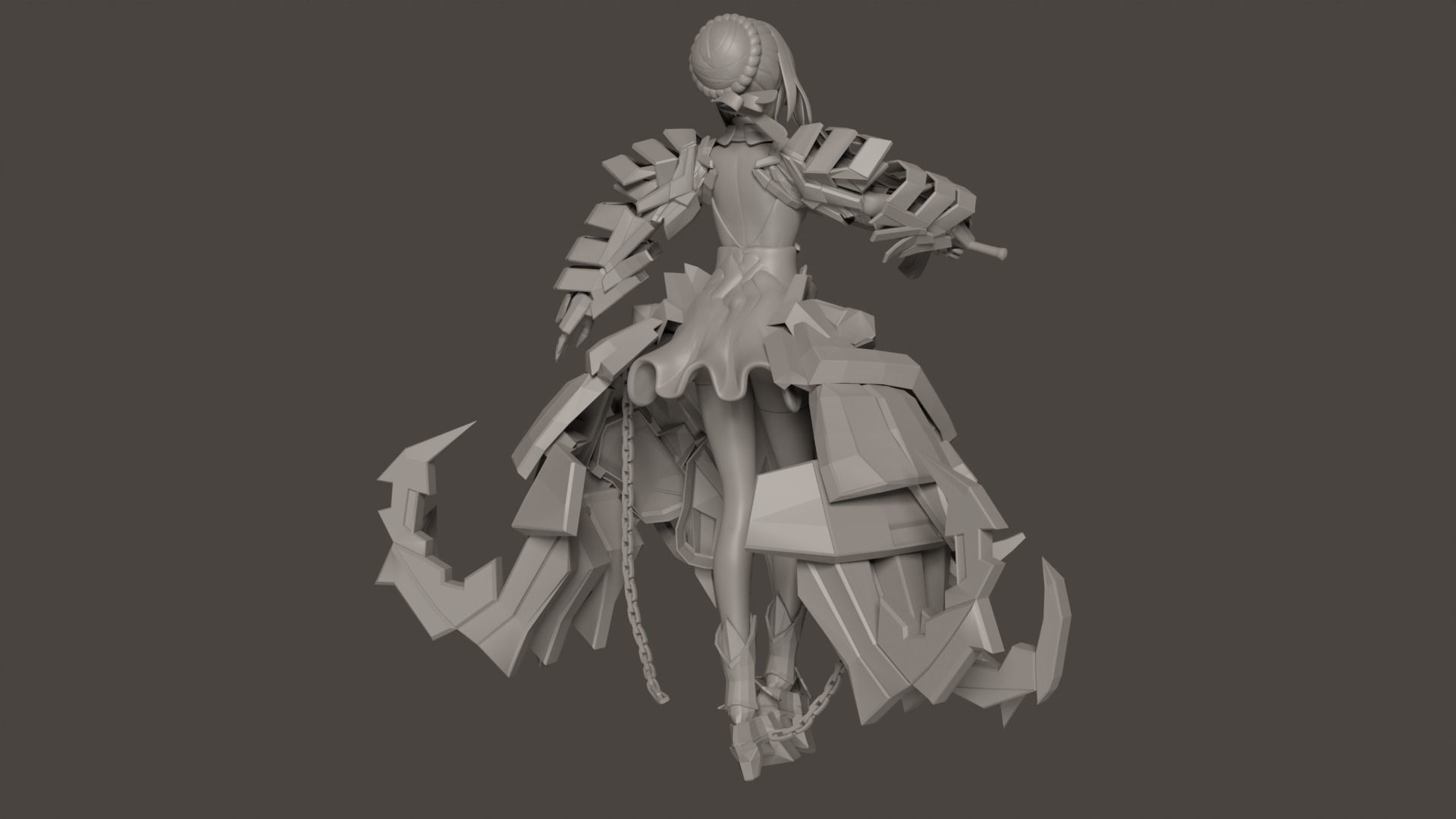 Saber Alter Version Huke 3D print model_3