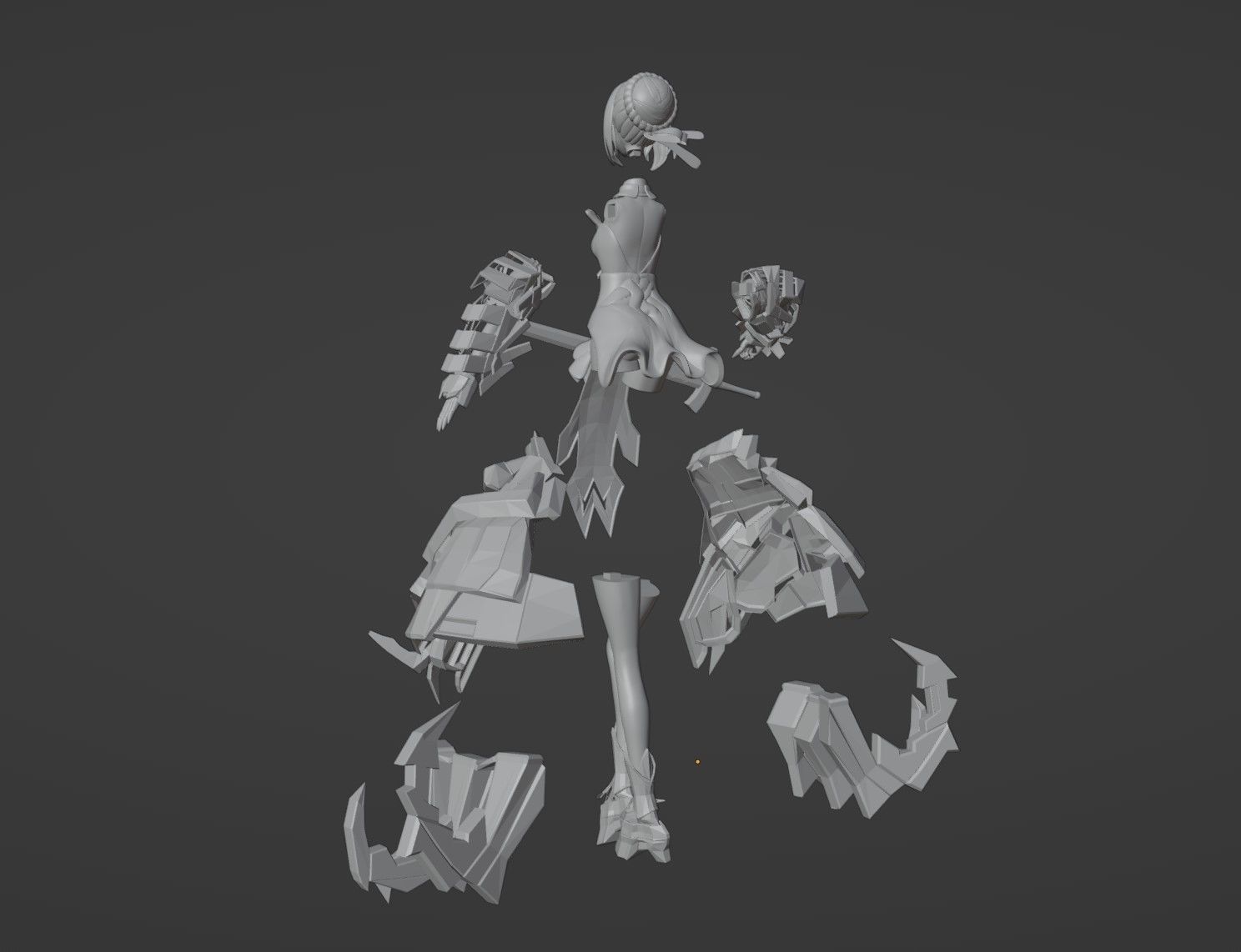 Saber Alter Version Huke 3D print model_8