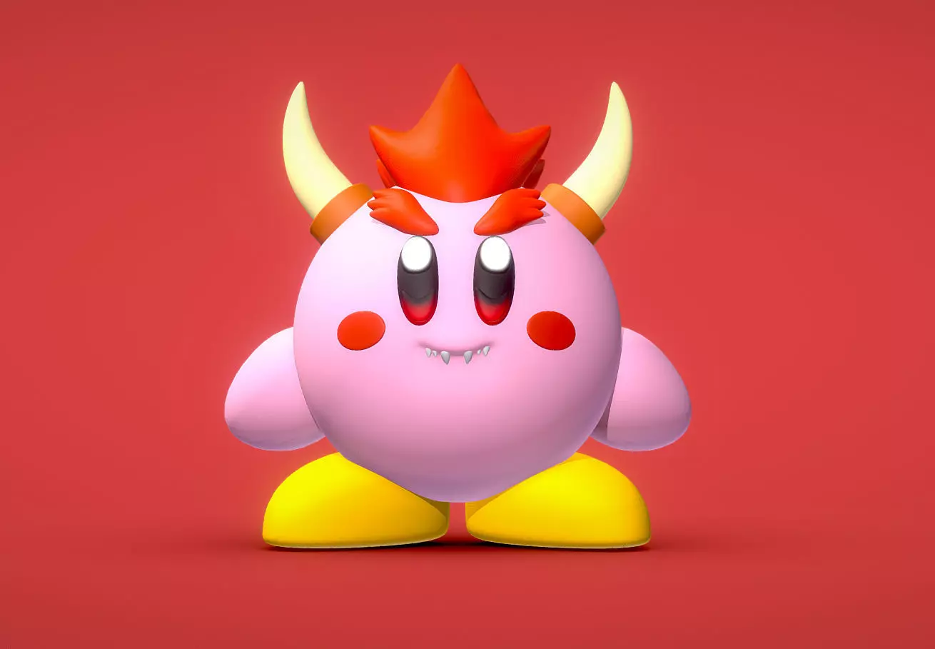 Bowser Kirby - 3D print 3D print model