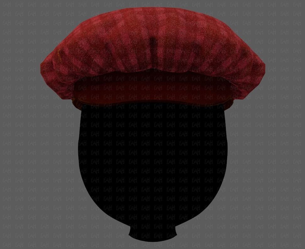 Cap V21 Low-poly 3D model_17