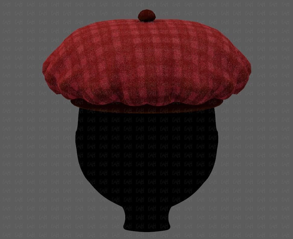 Cap V21 Low-poly 3D model_21