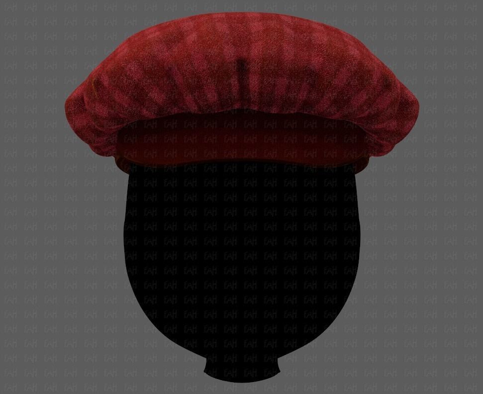 Cap V21 Low-poly 3D model_1