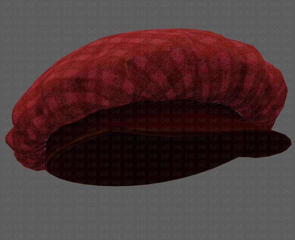 Cap V21 Low-poly 3D model_39
