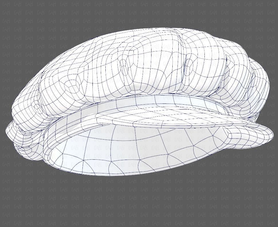 Cap V21 Low-poly 3D model_38