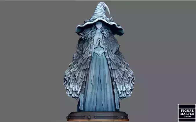 RANNI THE WITCH ELDEN RING CHARACTER GIRL 3D print model