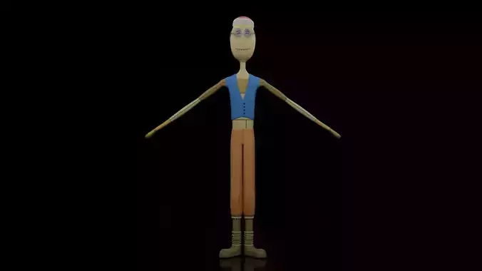 Scarecrow 3D Model Keloglan