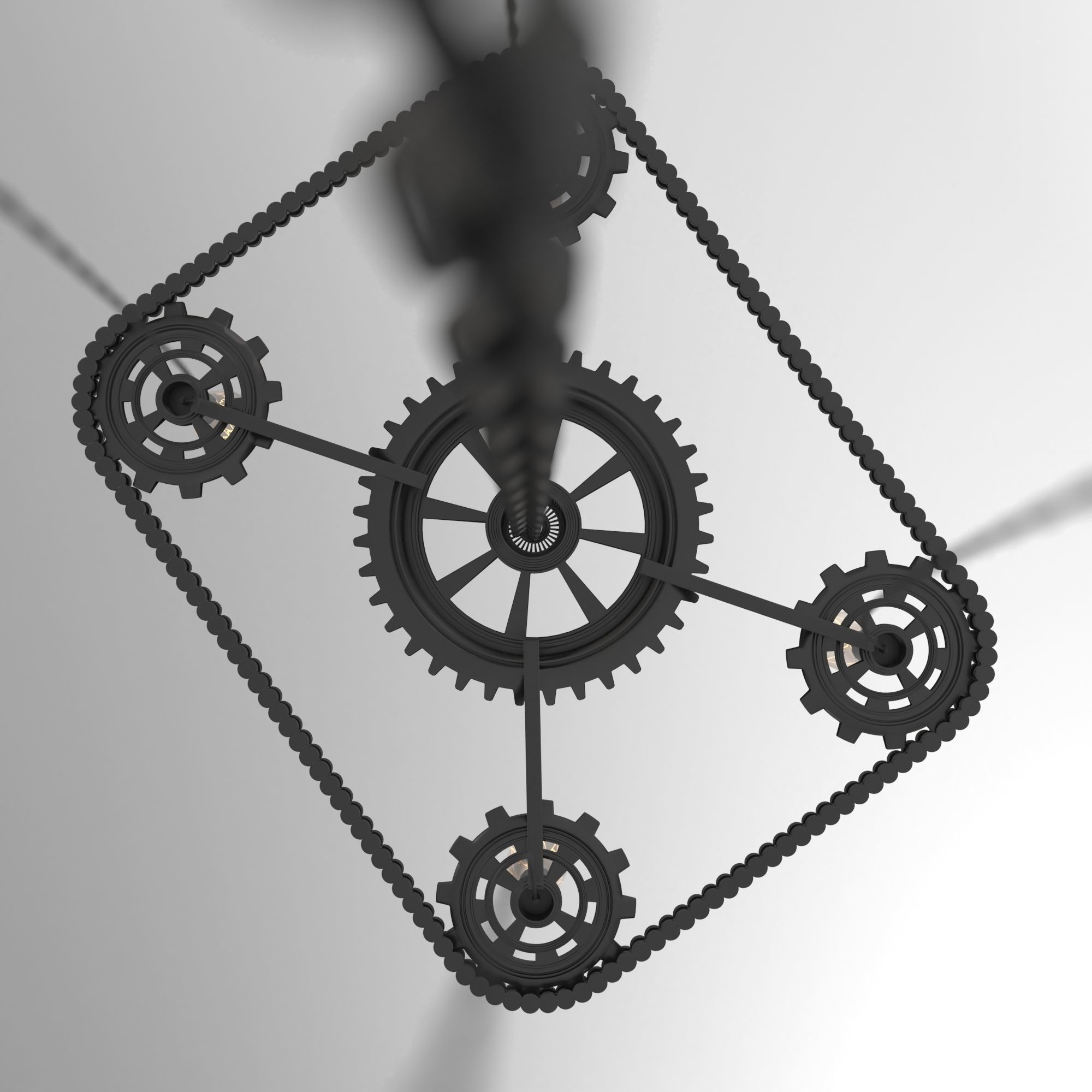 Pendant Edison Lamps 3D model_3