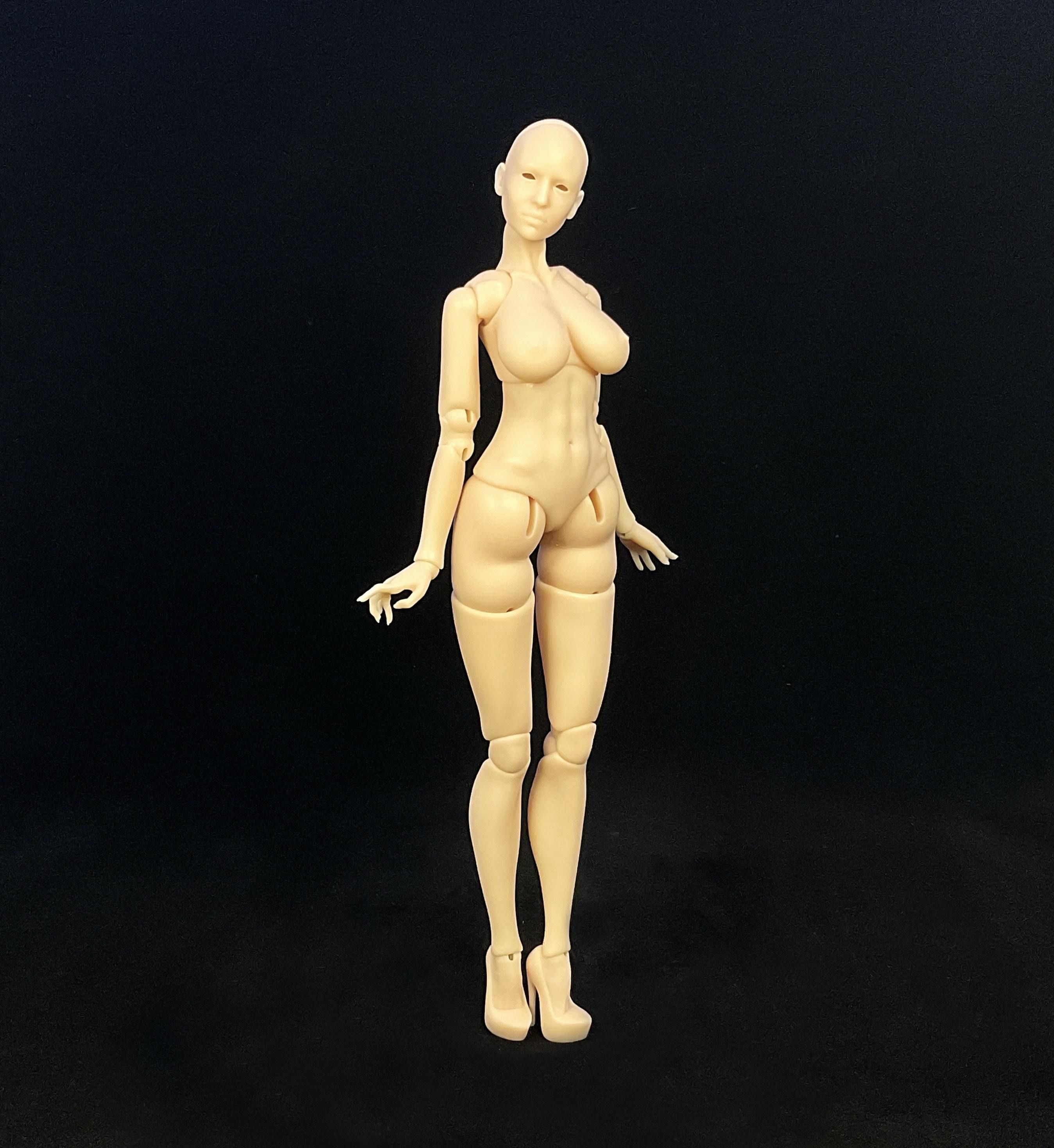 BJD doll Yennefer 30cm 3D print model_23