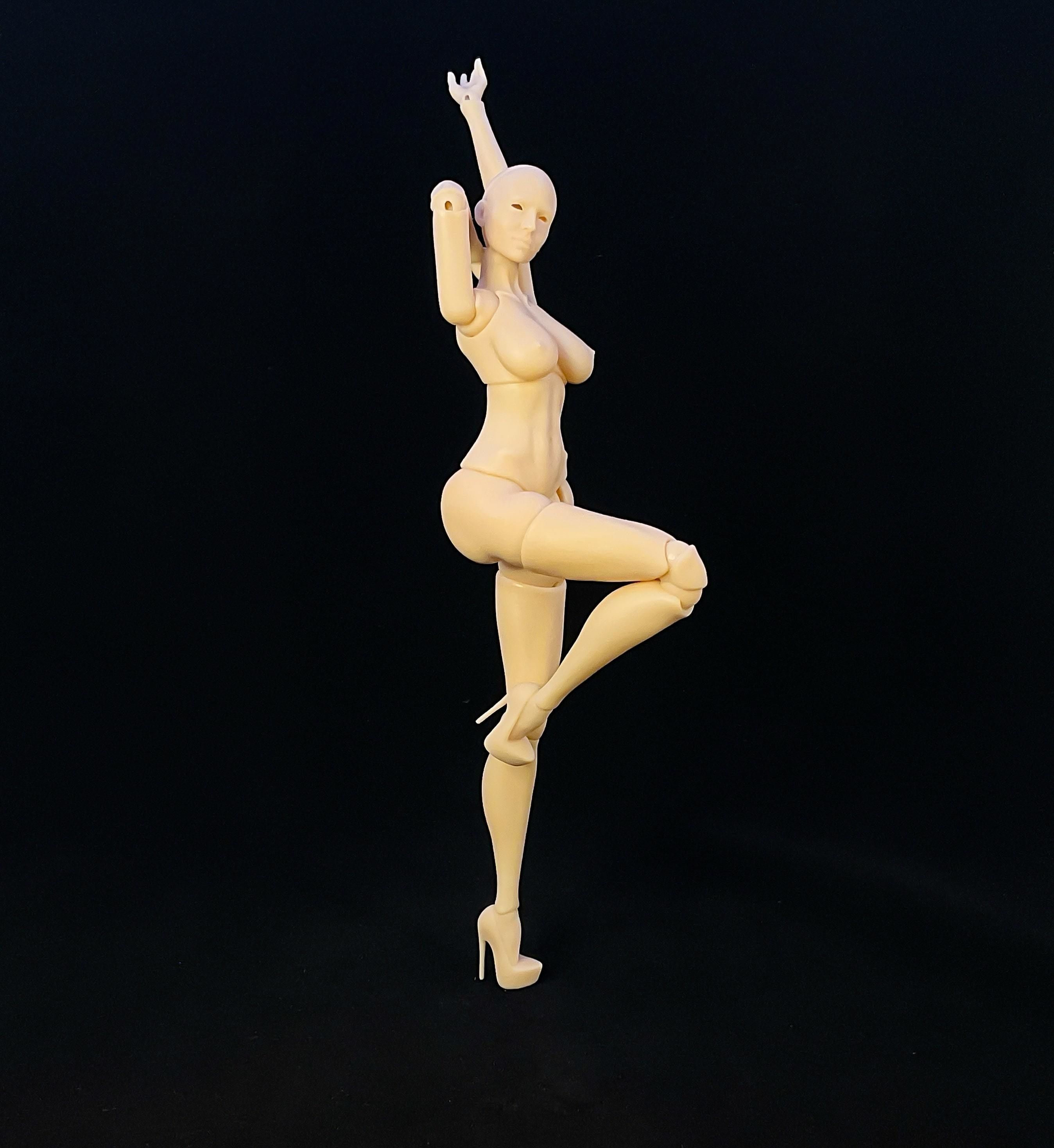 BJD doll Yennefer 30cm 3D print model_24