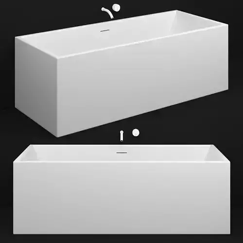 Nic vasca pool in corian 170x70x57h 3D model