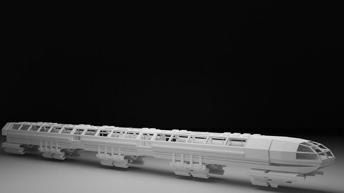 Train 3D model